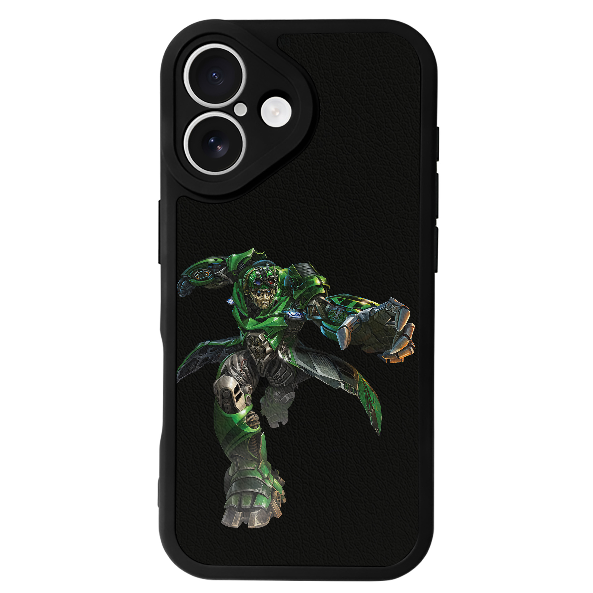 （画像用） Transformers トランスフォーマー 【iPhone 16シリーズ対応】シリコンスマホケース（レザー調） 材質：シリコン